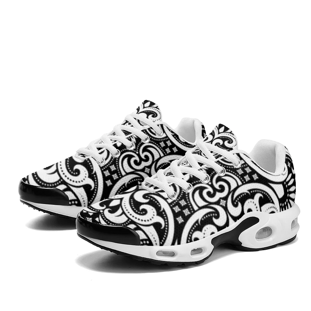 Breathable Mesh Athletic Shoes - Chaussures décontractées à rayures noires et