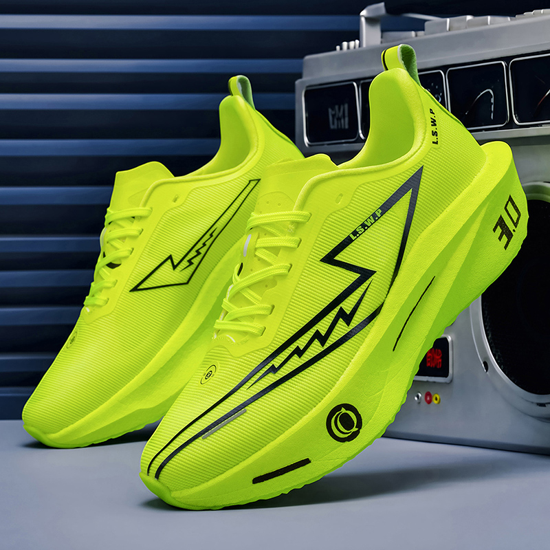 Lightweight Road Running Shoes - Chaussures de course pour hommes, respirantes,