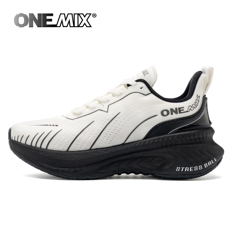 ONEMIX blanc chaussures de cou - Reflective Night Running Shoes avis et prix